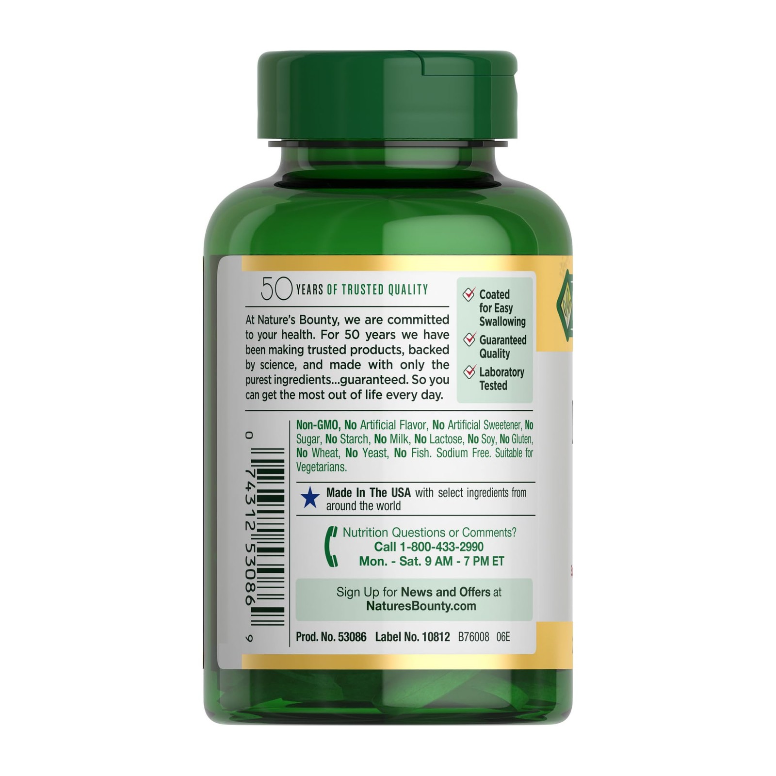 Magnesium 500 mg Tablets, High Potency 200 Count (Pack of 1)