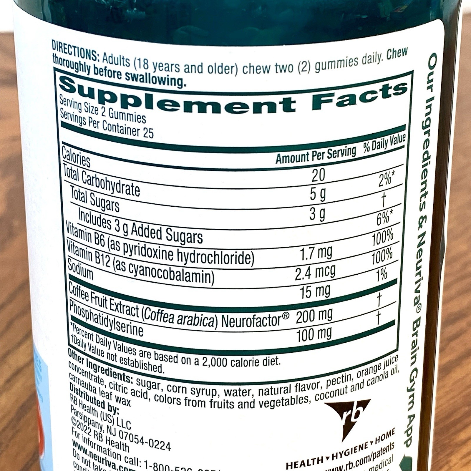 Neuriva Plus ~ Brain Health ~ 50 Strawberry Gummies, Schiff ~ Exp 11/2026