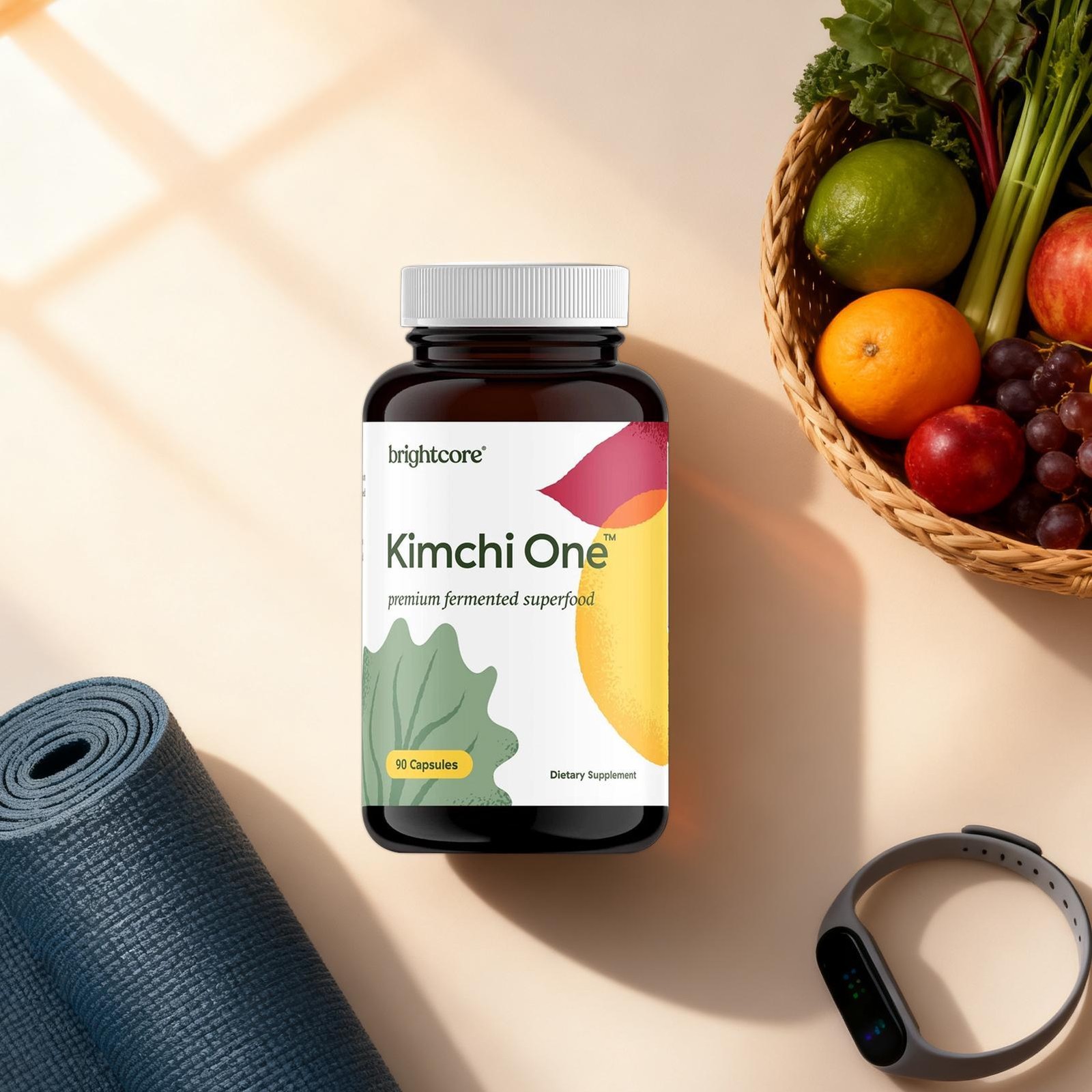Brightcore Nutrition – Kimchi One Kimchi Powder Capsules Probiotics Enzymes