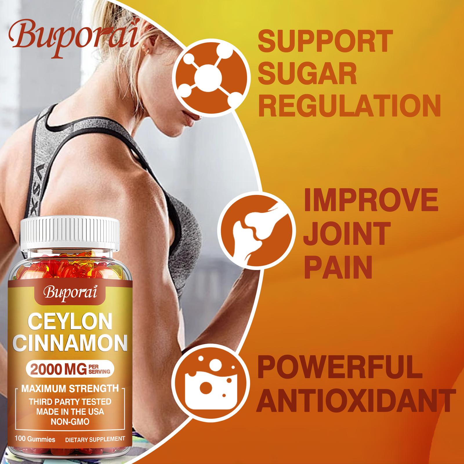 Ceylon Cinnamon 2000mg – Supports Heart Health & Immunity, Blood Sugar Health
