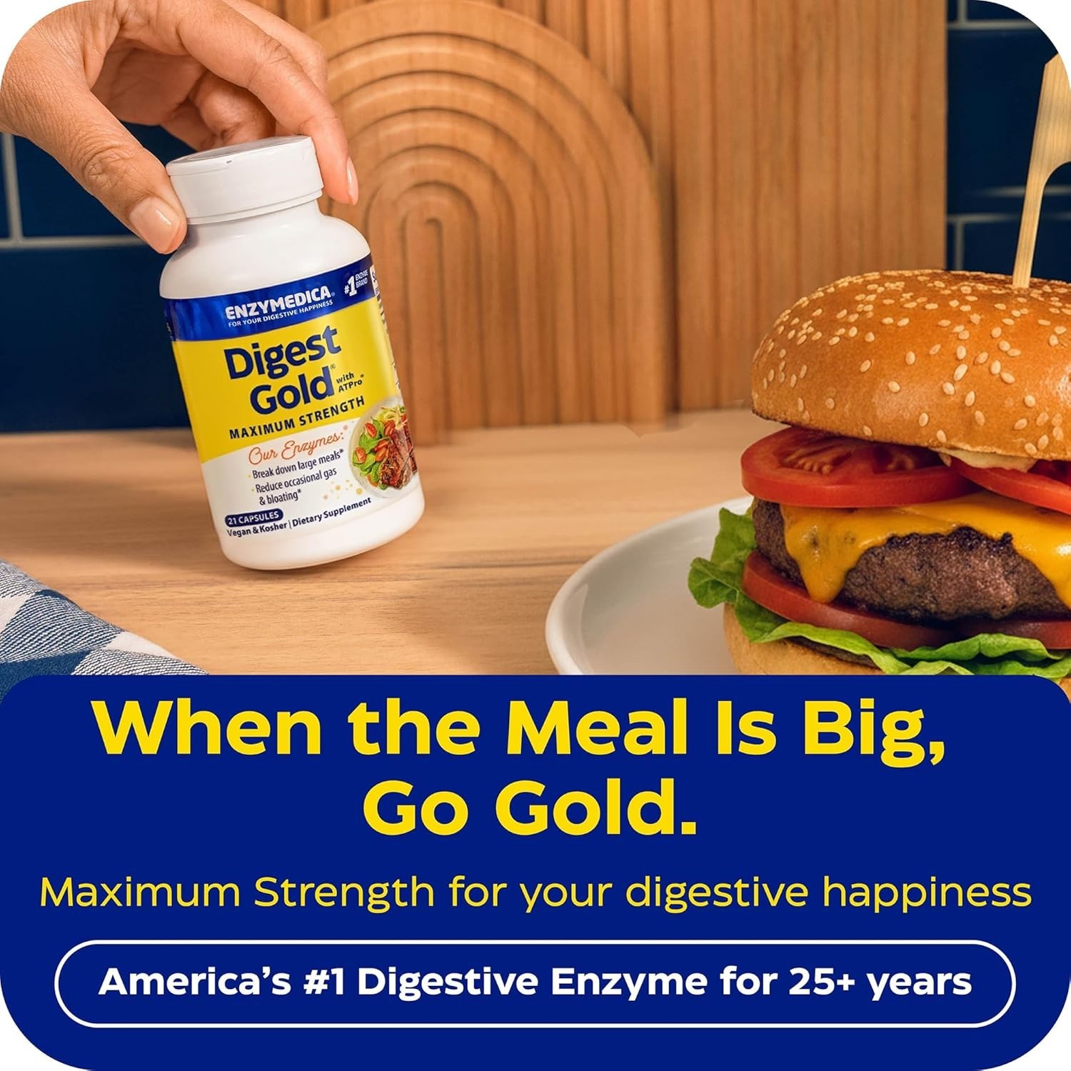 Digestive Enzymes Max Strength Bloating Relief Capsules 45 count