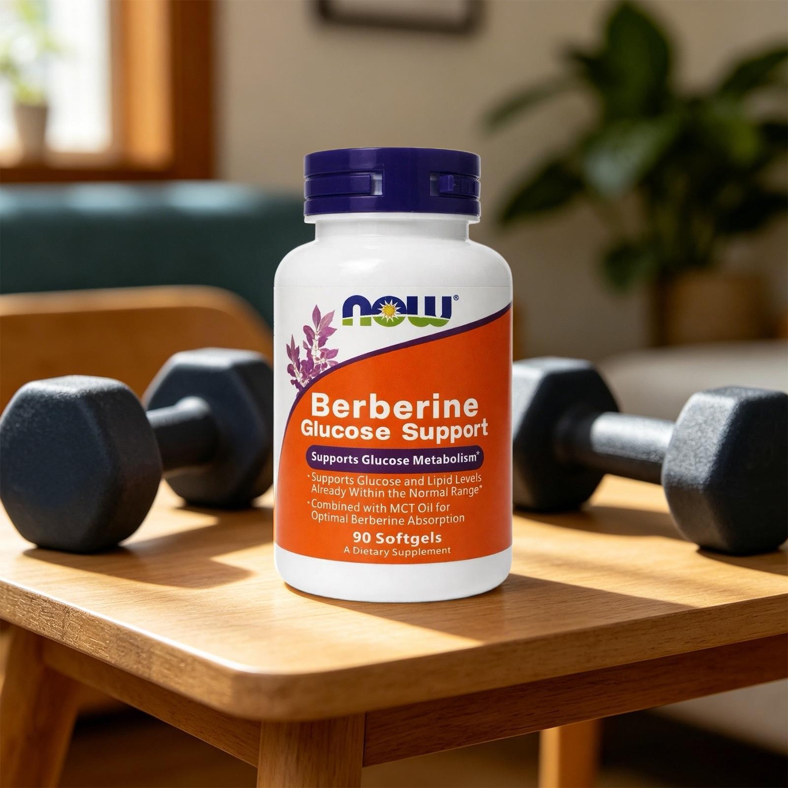 NOW Foods Berberine Glucose Support Softgel – 90 Count