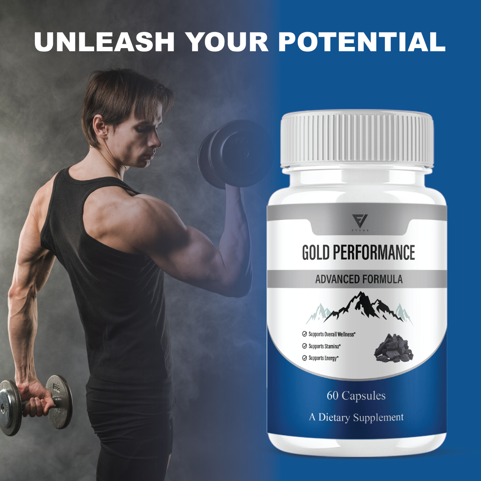 Gold Performance Capsules, GoldPerformance Daily Formula (60 Capsules)
