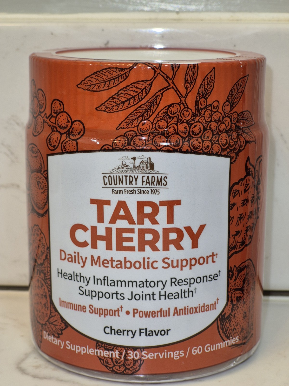 Tart Cherry, Daily Metabolic Support, Cherry, 60 Gummies (200 mg per Gummy)