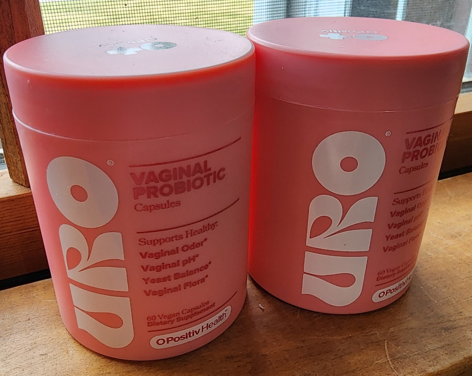 2 Bottles O Positiv URO Vaginal Probiotic Vegan Capsules-120ct -SEALED-See Desc
