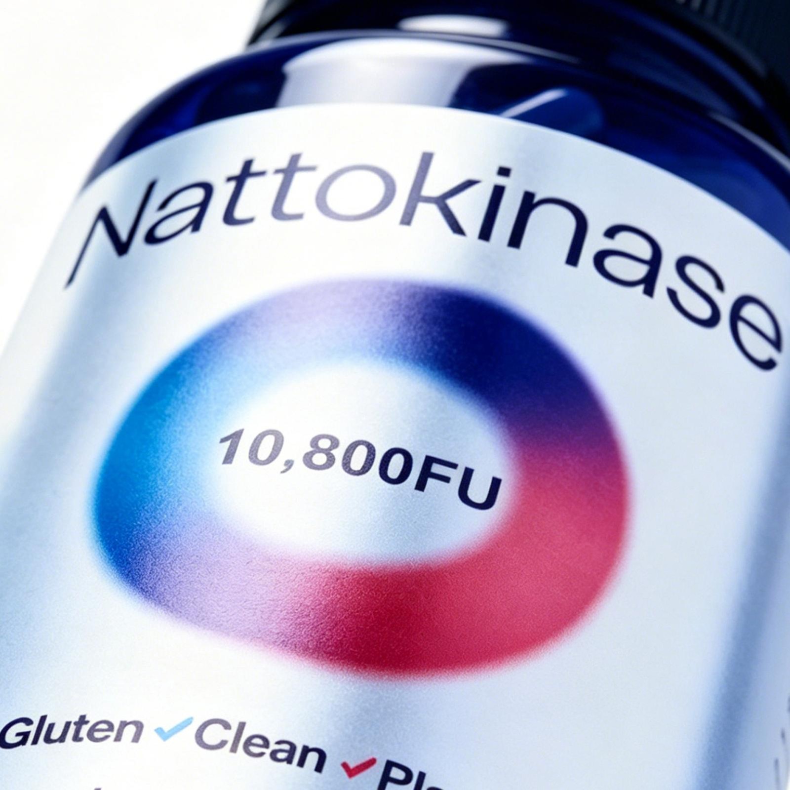 2 Pack Nattokinase Supplement – 10800 FU 60 Capsules Pure & Vegan, Gluten Free