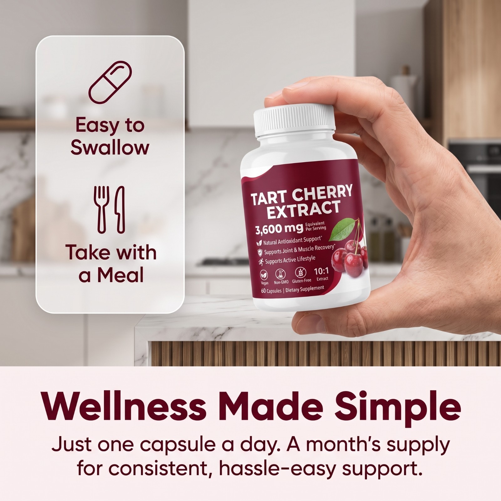 Good Grove Tart Cherry Extract Joint & Sleep Herbal Supplement