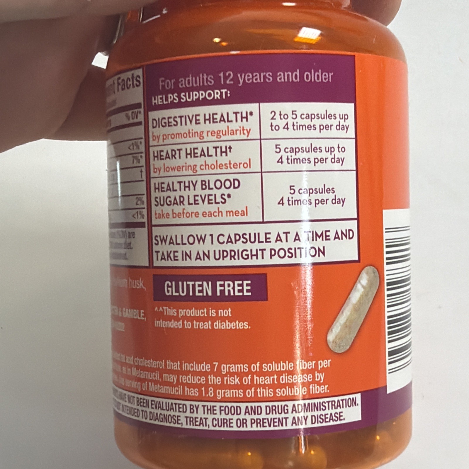 Metamucil 3-in-1 Psyllium Husk Fiber Supplement 160 Count New Sealed 06/2028 New