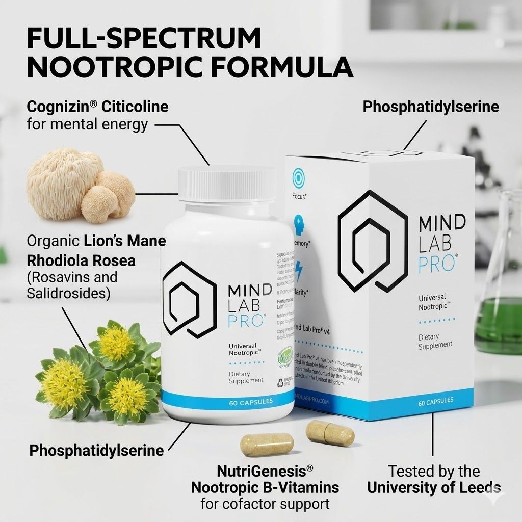 Universal Nootropic Brain Support Capsules 60ct – 2 Pack – Focus & Memory Aid