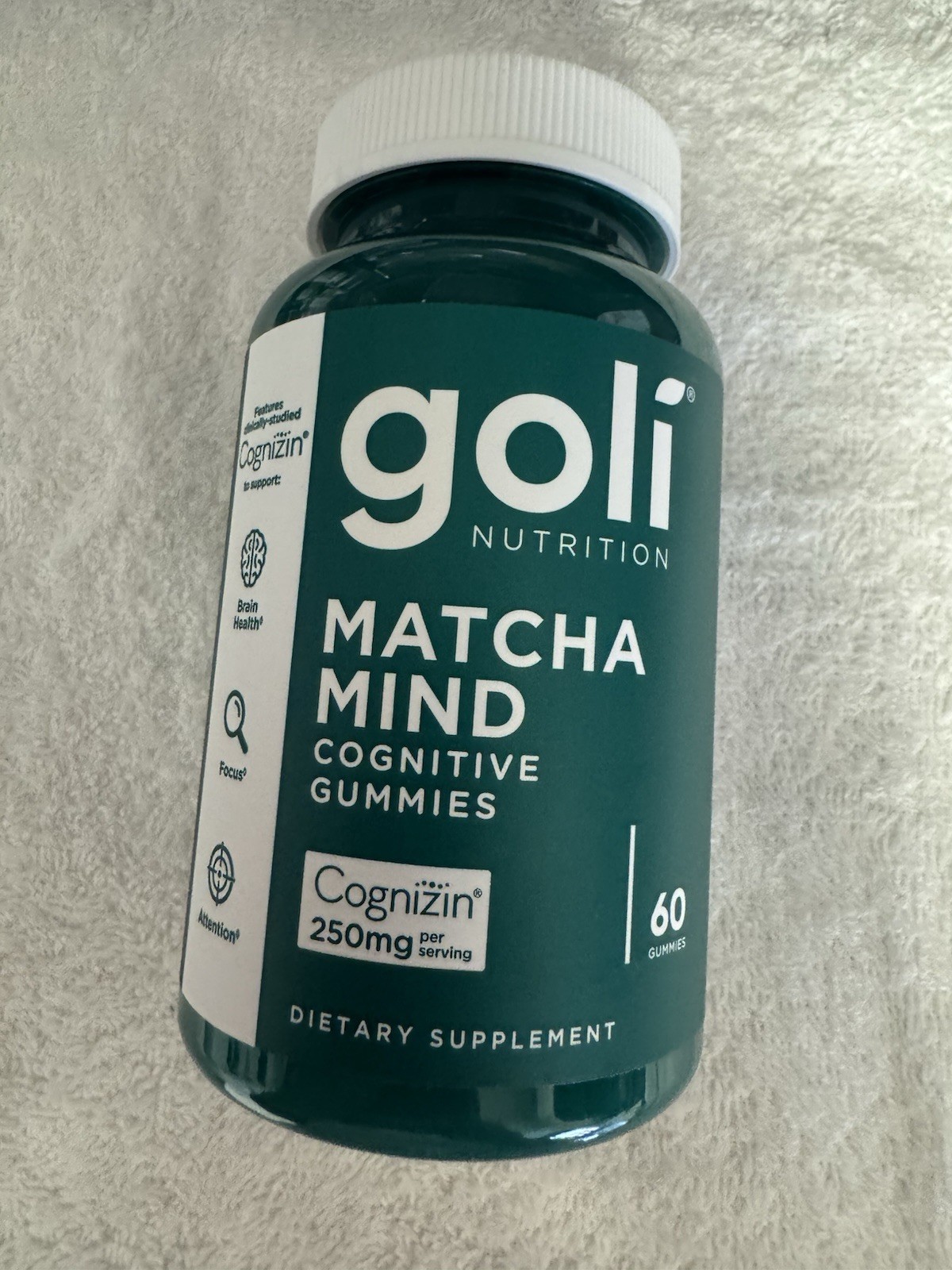 Goli Nutrition Gummies – 60 Count- MATCHA MIND – SEALED-