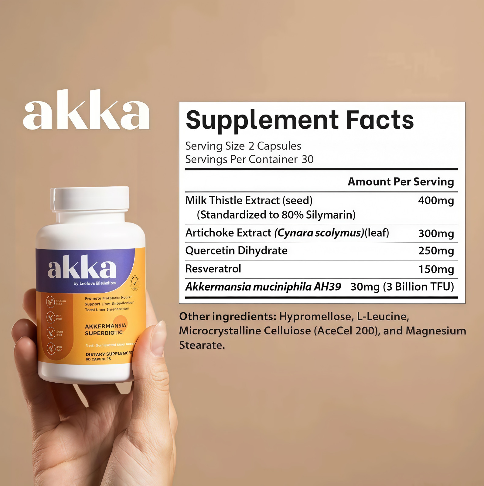3PCS-AKKA-Premium Liver Cleanse Detox & Repair Superbiotic,Gut Health