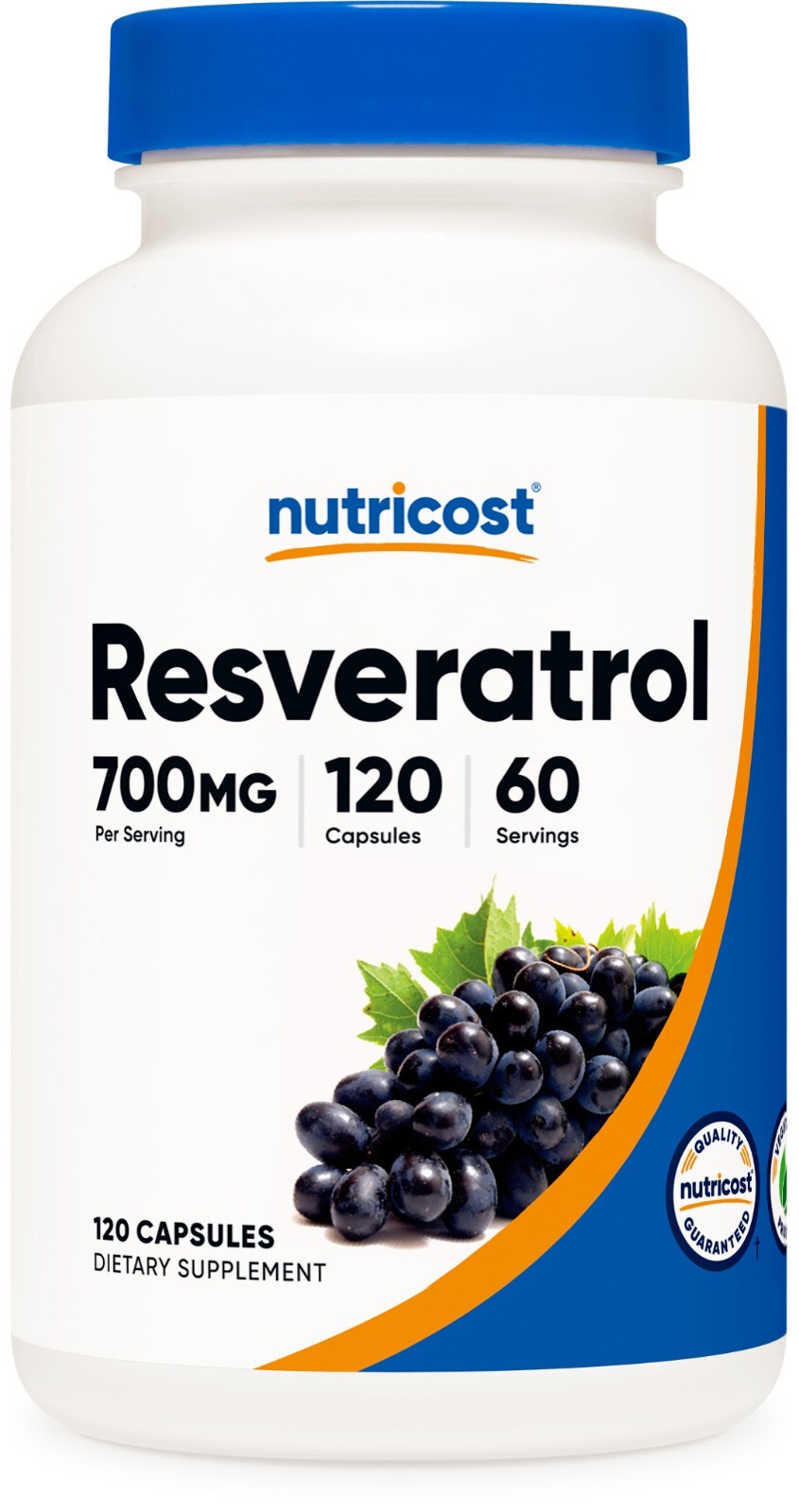 Nutricost Resveratrol 700mg, 120 Capsules – Gluten Free, Non-GMO, Vegan