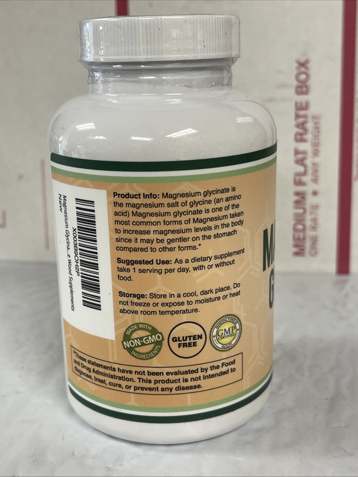 2 X Magnesium Glycinate 400mg | 180 Capsules Each