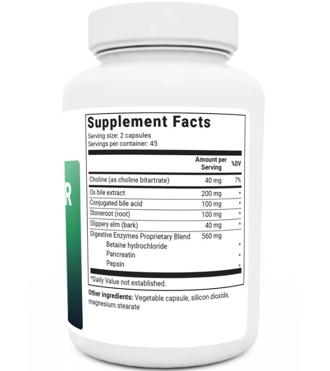 Dr. Berg 2 PACK, Gallbladder Formula Extra Strength 90 Capsules each (180 total)