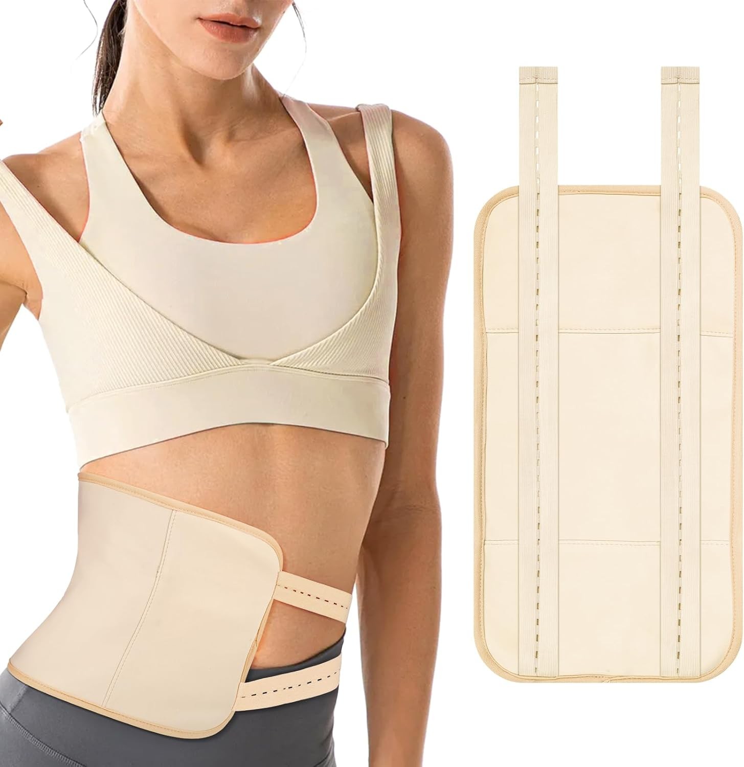Castor Oil Pack Wrap Reusable Adjustable Elastic Strap Liver Detox Stomach Relie