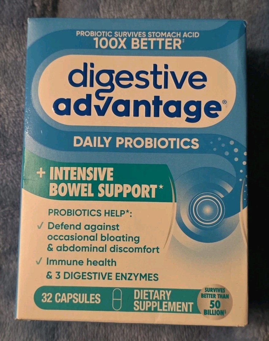 Digestive Advantage Intensive Bowel Support Probiotics 32 Capsules