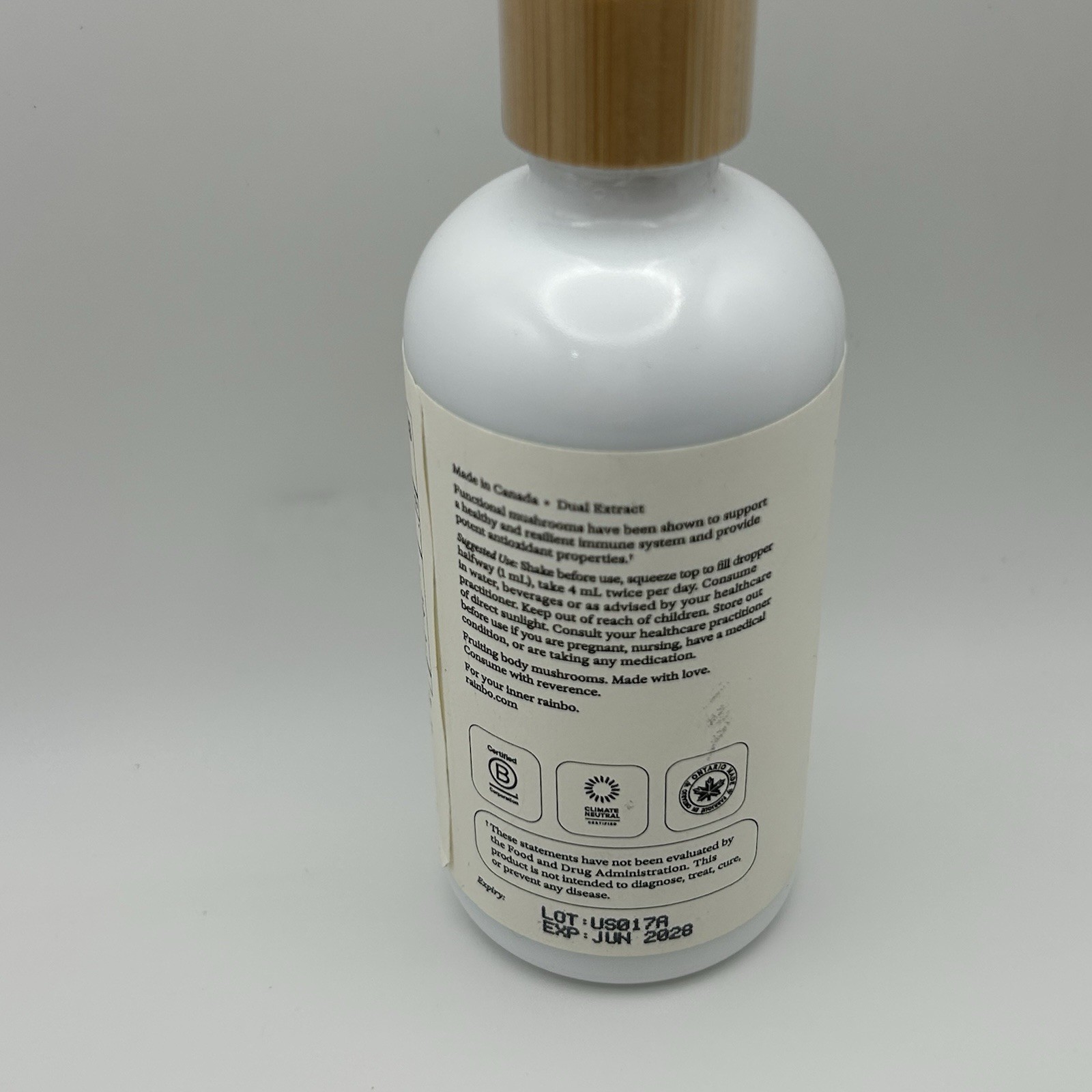 Rainbo 11:11 Super Multi-Mushroom Tincture W Lion’s Mane & Turkey Tail 3.4 fl oz
