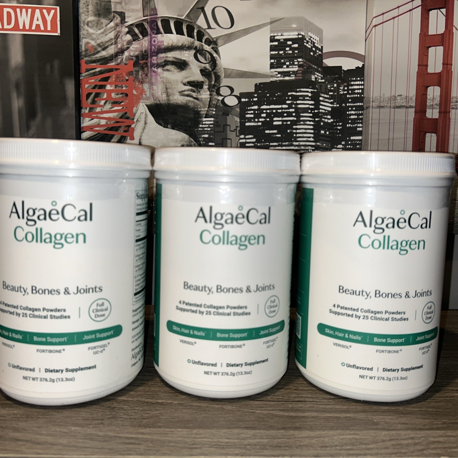 3 ALGAECAL Collagen 4 Clinically-Supported Peptides VERISOL®, FORTIGEL®, UC-II®