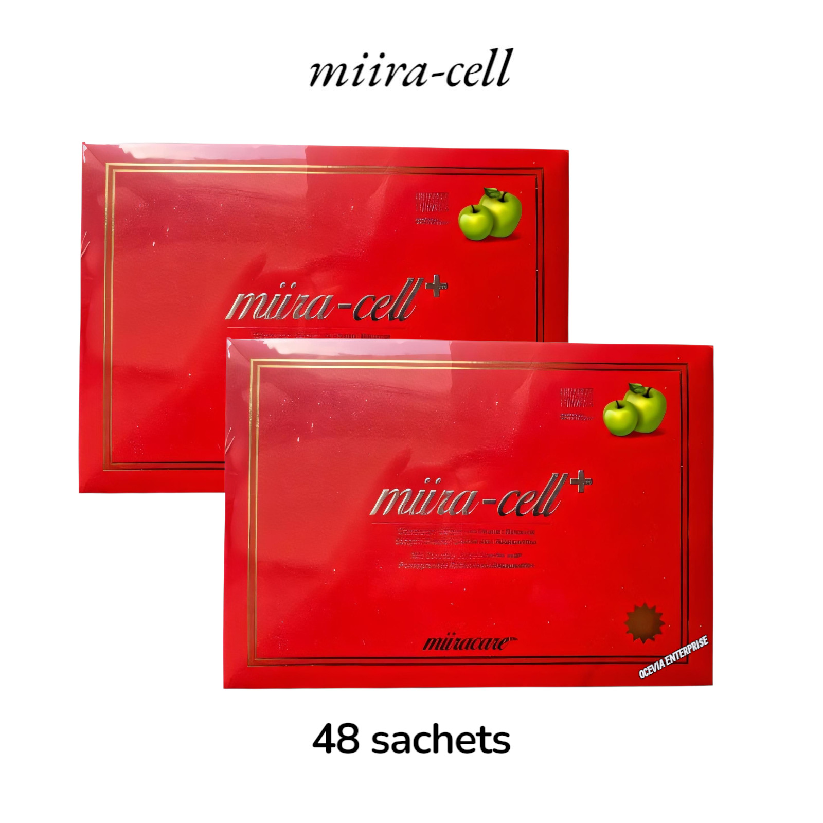 2 Box Miira-cell+ plus by Revoobit International 48 Sachet Stem Cell Nutrition