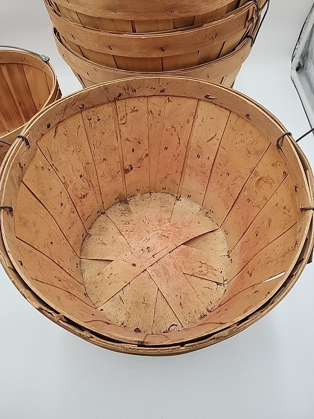 14″ Wooded Bascest Set See Description For Details