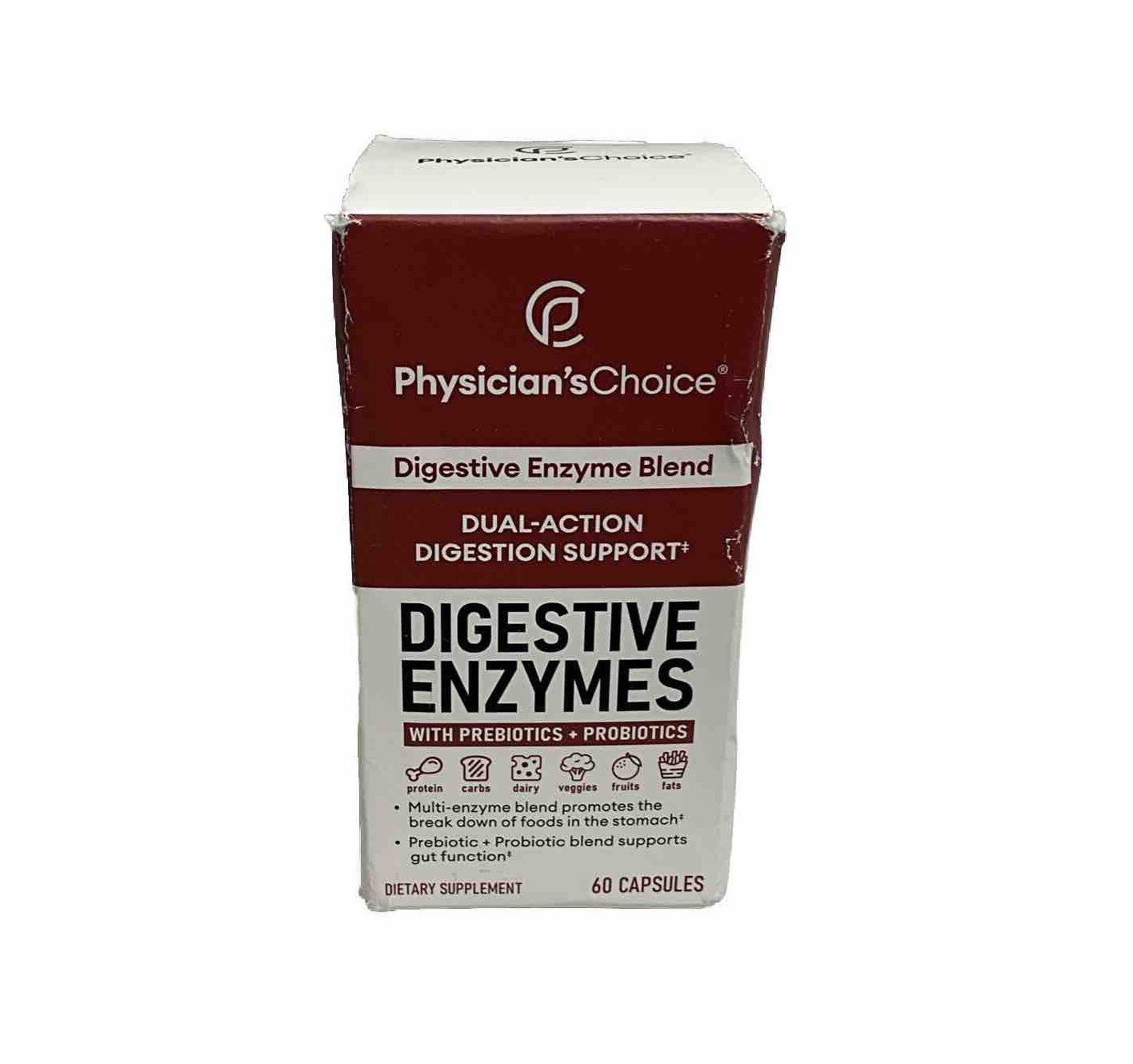 Physician’s CHOICE Digestive Enzymes – Multi Enzymes, Bromelain, Organic 5/25