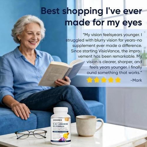 VisioVance 15in1 Eye Serum W/ 3 Carotenoids Supports Vision Skin Health 60 Count