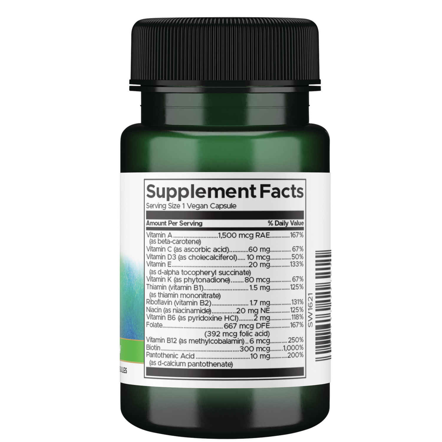Swanson Mini Cap Multi – Easy to Swallow 30 Veg Caps