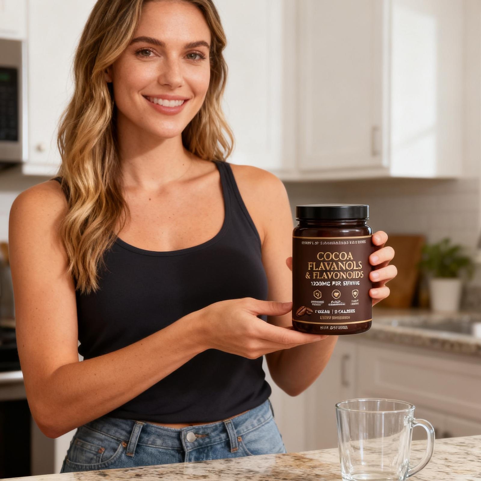 High Flavanol Cacao Powder – 1200Mg per Serving includes Cocoa Flavanols
