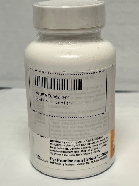 EyePromise Zeaxanthin Eye Vitamin – Softgels Caps Exp 7/27