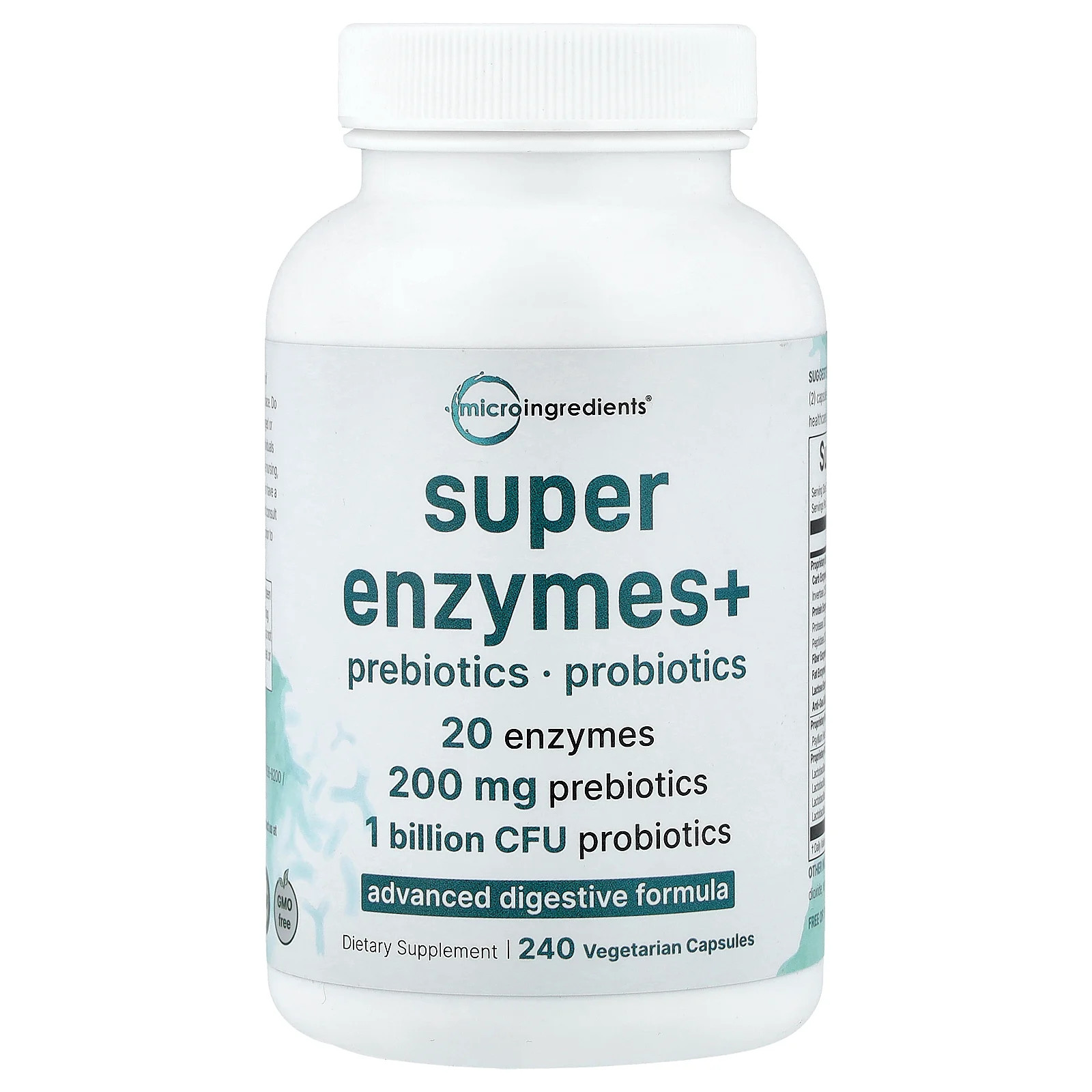 Super Enzymes+, 240 Vegetarian Capsules