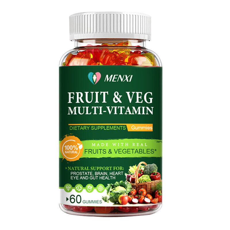 Fruits & Veggies 60 Fruit & Veggie Supplement Gummies Vitamins & Minerals 60PCS