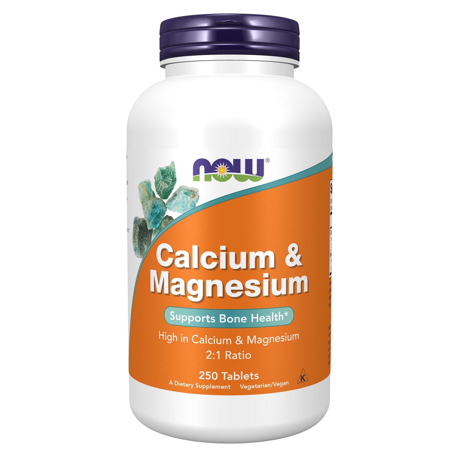 NOW FOODS Calcium & Magnesium 250 Tablets