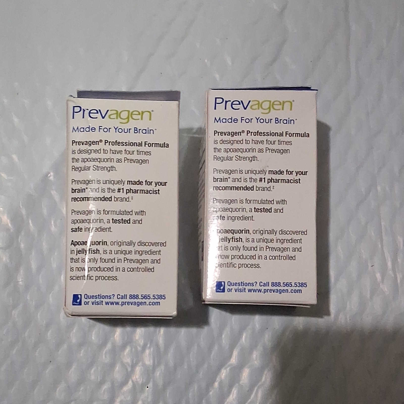PREVAGEN PROFESSIONAL FORMULA 40mg 30 CAPs Each 2 bottles 60 Capsules Total