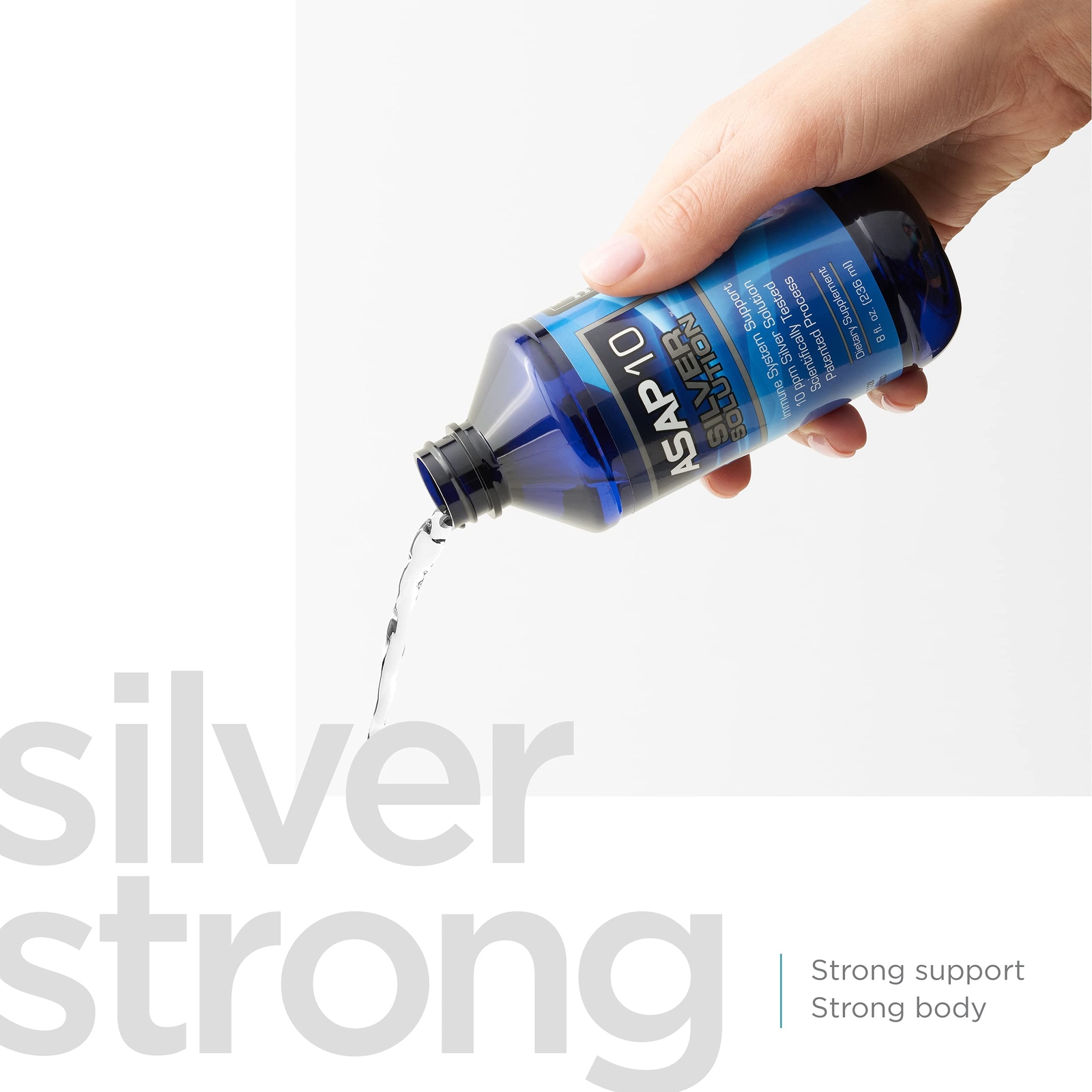 American Biotech Labs – ASAP 10 Silver Solution – Immune System Support 10 Pp…