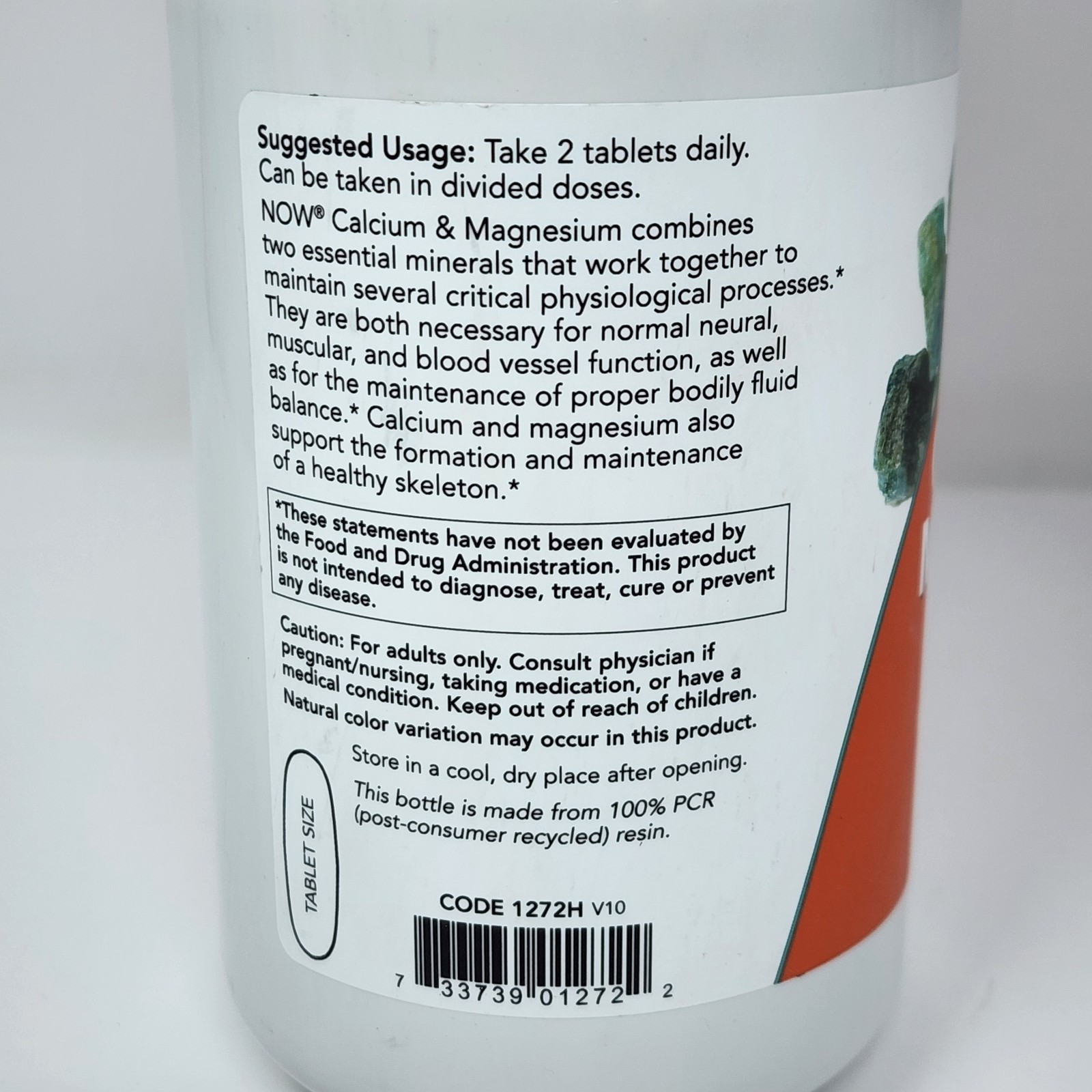 Now Foods Calcium Magnesium 250 Tablets GMP Quality Assured, Kosher, Vegan,
