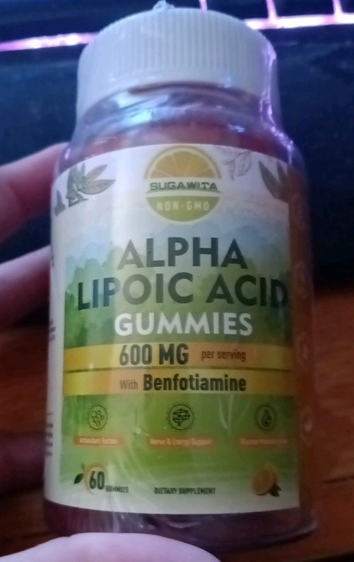 Alpha Lipoic Acid Gummies – Vegan, Sugar-Free,600 Mg ALA Supplement – Pure ALA R