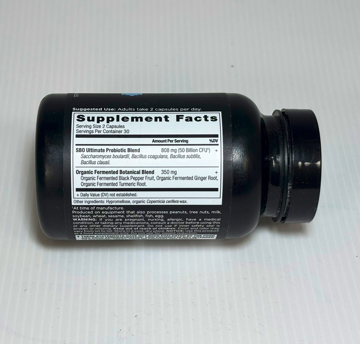 Ancient Nutrition SBO Probiotics Ultimate 50 Billion CFU Prebiotic 60 Caps 09/27
