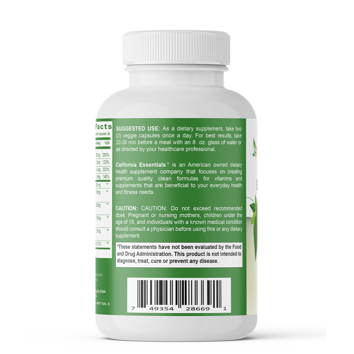 Digestive Enzyme Enhance Bodies Nutrition & Breakdown of Protein & Sugar, 60 Cap