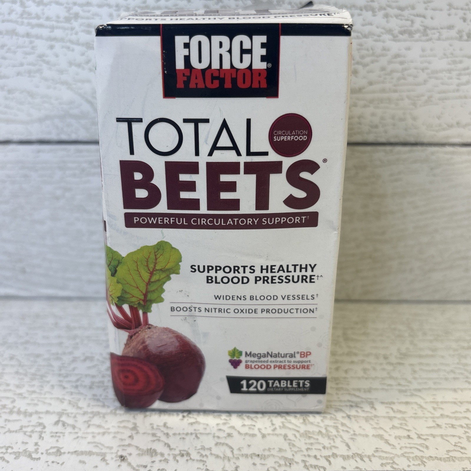 2 Total Beets Circulation Superfood Beet Root with Blood Pressure Support 120ct