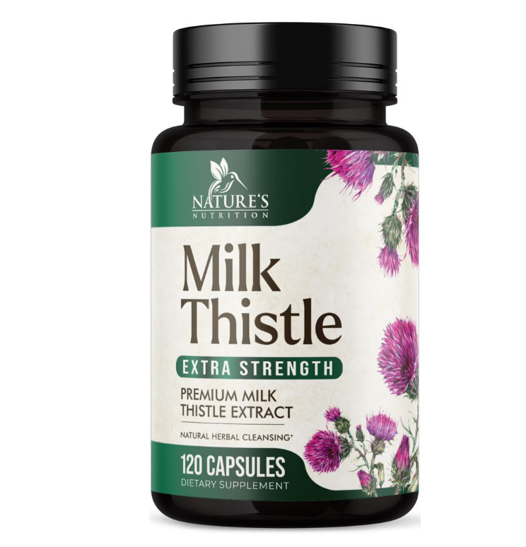 Liver Cleanse & Detox Support Supplement 1166mg with 22 herbs + Milk Thistle