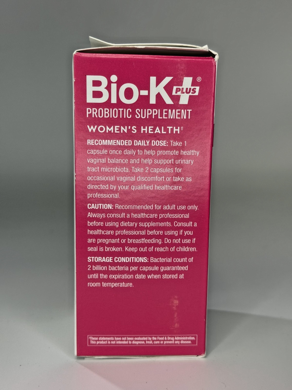 Bio-K + PROBIOTIC for Women Vaginal+Urinary Tract Health – 30 Caps *EXP 07/2026*