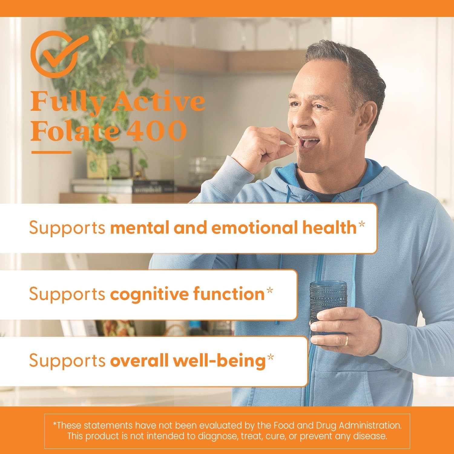 Hypoallergenic Quatrefolic 400 mcg Folate – 90 Capsules for Mental Clarity
