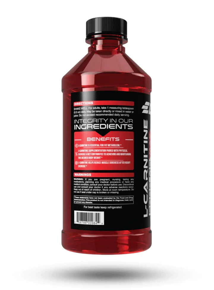 Earth’s Creation Liquid Carnitine 5000 mg per Tablespoon Non Stimulant