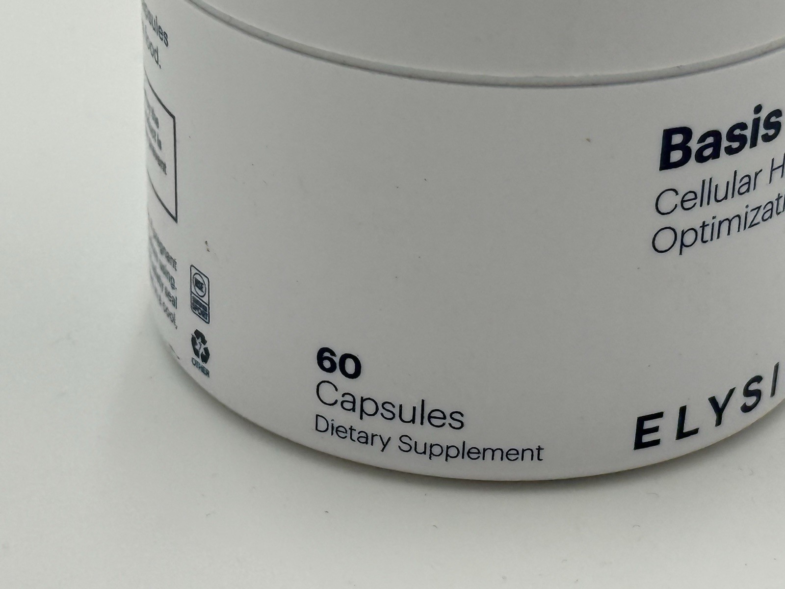 Elysium Basis Cellular Health and Optimization Supplement Free Shipping 02/2027