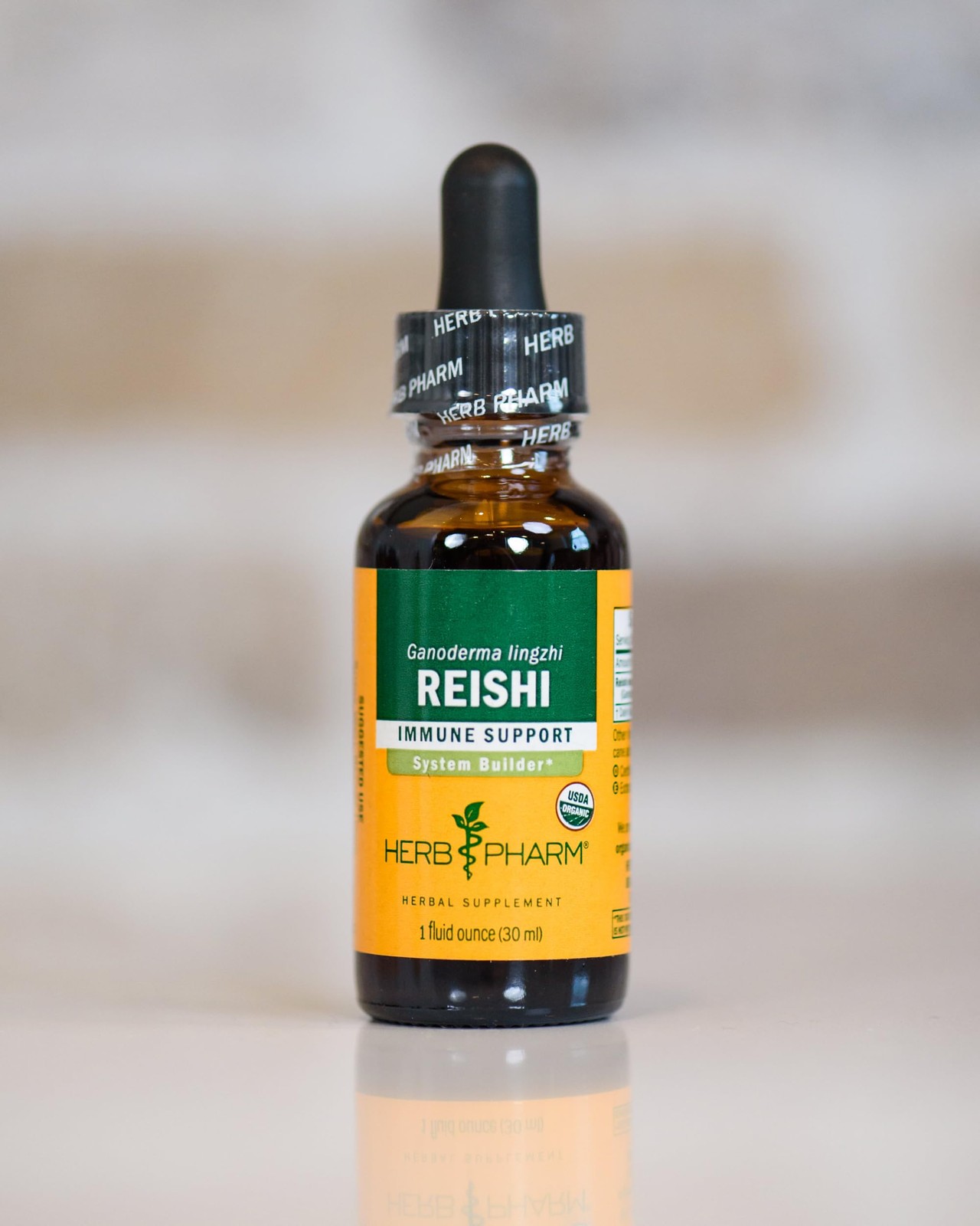 Herb Pharm Reishi Mushroom Liquid Extract Drops Immune System Builder 4 Oz