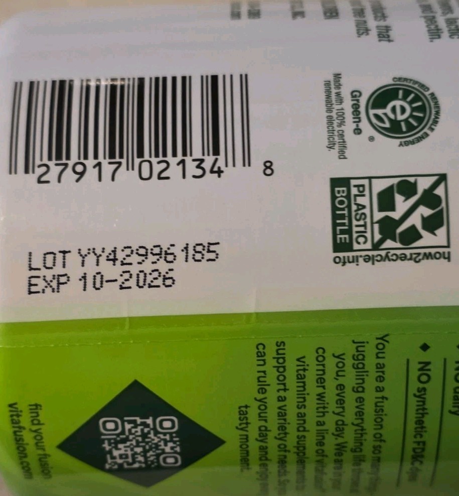 Vitafusion Women’s 50+ Daily Multivitamin, Gummy Vitamins, 120 Ct Exp 10/2026