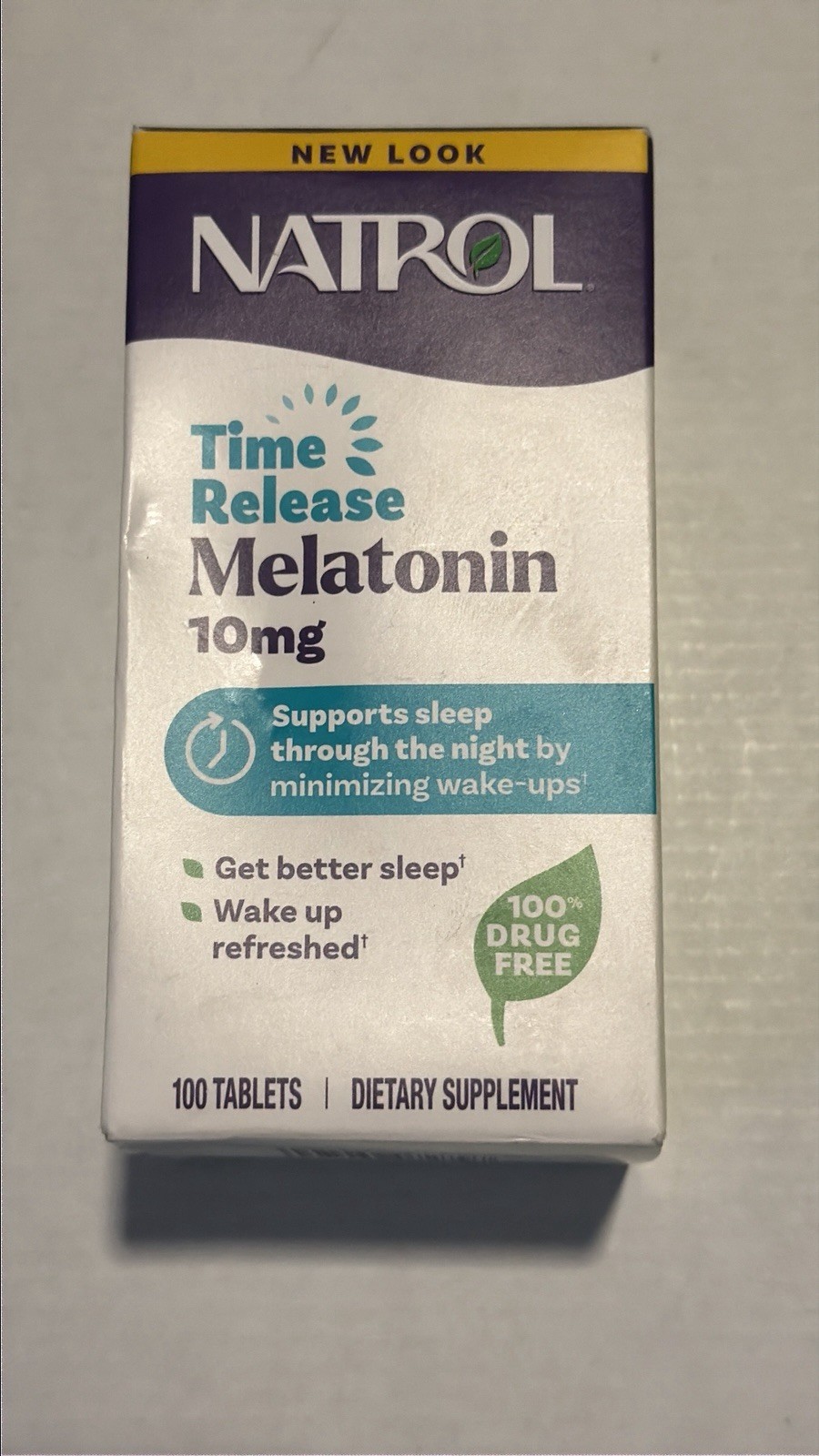 Melatonin, Time Release, 10 mg, 100 Tablets Exp..06/2028