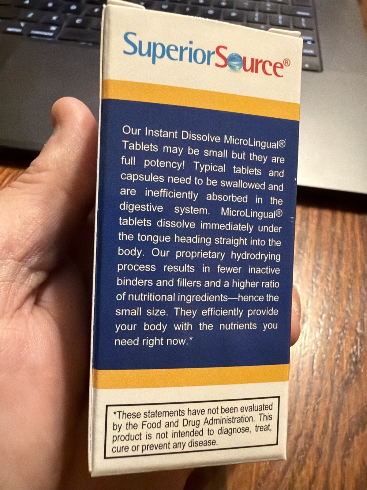Superior Source Melatonin 1 mg 100 Sublingual Tablet