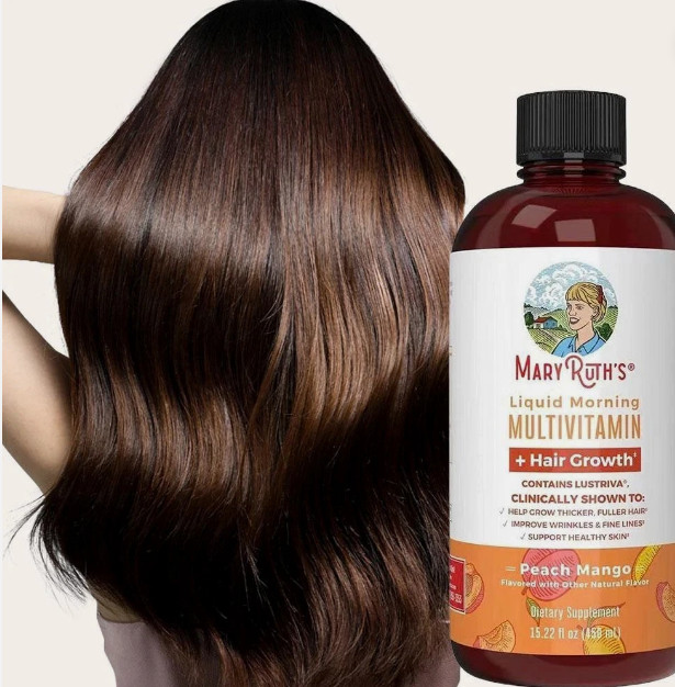 MaryRuth Organics Liquid Multivitamin + Hair Growth | Clinically Tested for Thic