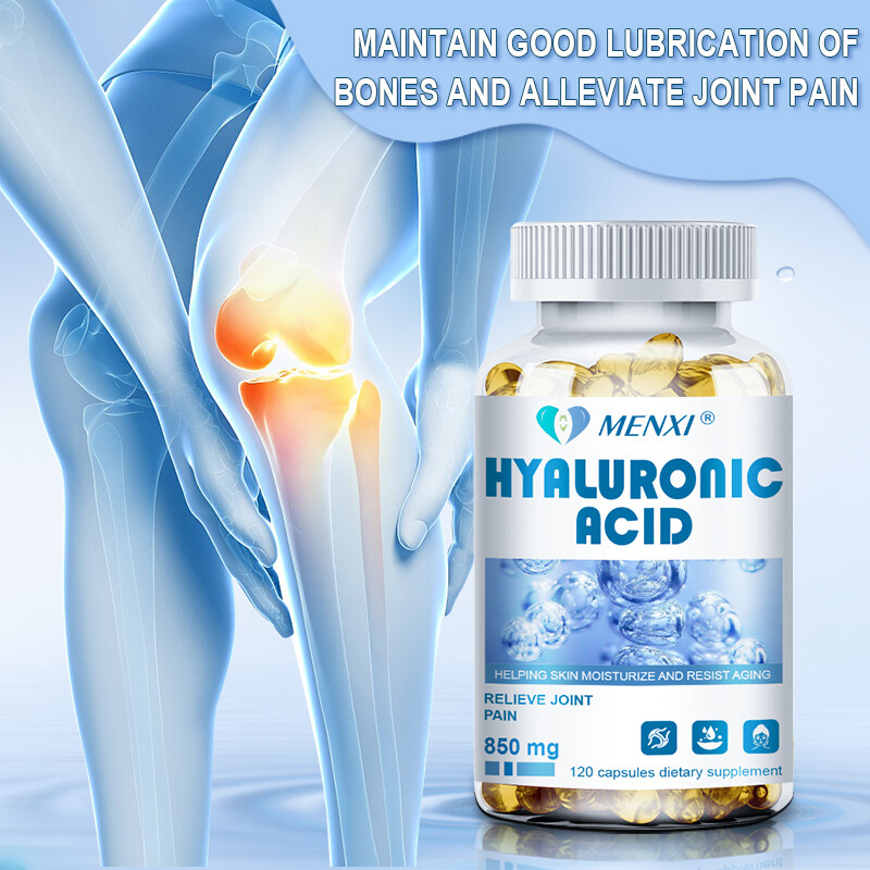 MENXI Hyaluronic Acid 120 Capsules Support Healthy Joints Help Reduce Wrinkles